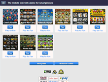 Tablet Screenshot of mfscasino.com